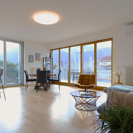 Luxus Penthouse Mit Terrasse, Garage, Fahrradraum Und Infrarotsauna Apartment Merano Exterior photo